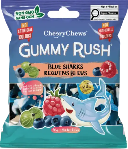 Gummy Rush Blue Shark 12Ct