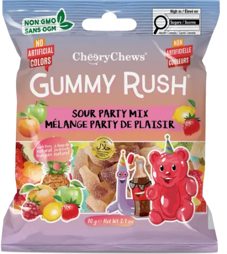 Gummy Rush Sour Party Mix 12CT