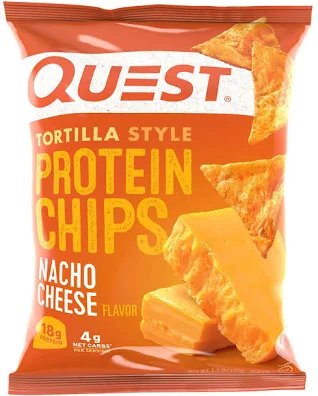 Quest Nacho Cheese Tortilla Protein Chips 8CT - 1.1OZ