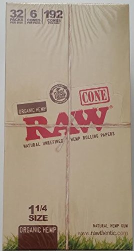 Raw Organic Cone 6PK