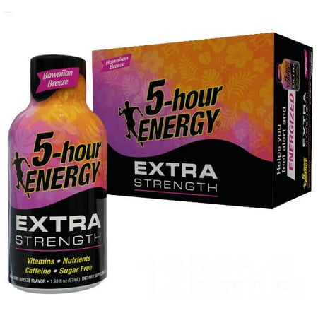 5-hour Energy Hawaiian Breeze Extra Strength 12 Count