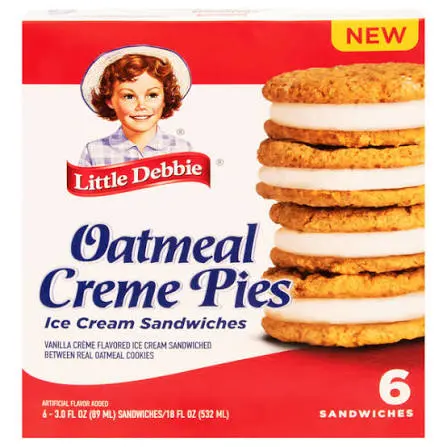 Little Debbie`s Oatmeal Cream Pie 6CT