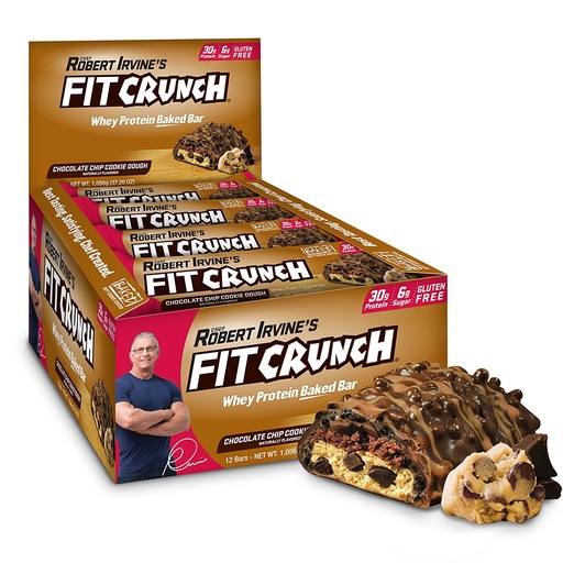 FitCrunch Chocolate Chip Cookie Dough 12 Ct