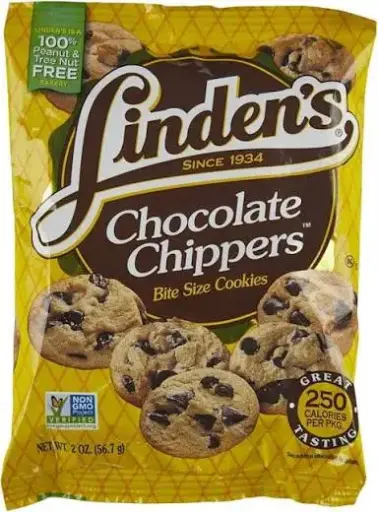Lindens Chocolate Chippers Cookies Bags 45CT