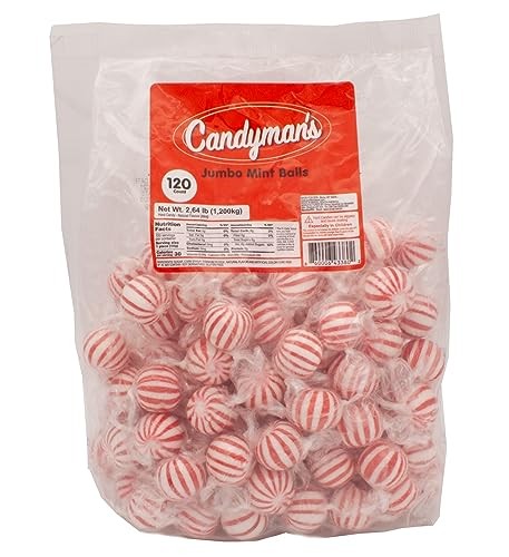 Hard Candy Mint Balls, 120 Count