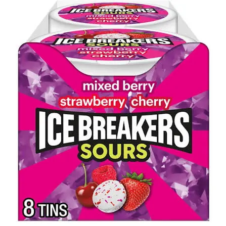 Ice Breakers Sour Berries 8CT