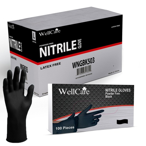 Black Gloves 100 Ct Pair
