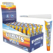 Elements Blue King Size Cones 3PK