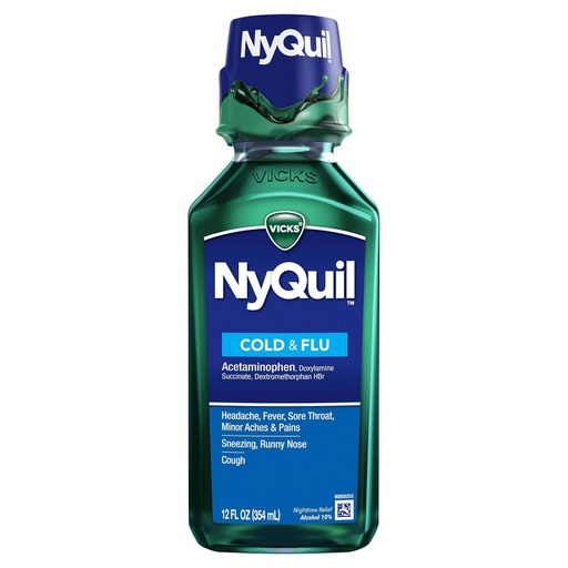 Nyquil Cold Flu 12 Oz