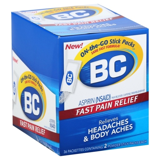 Bc Pain Relief Powder 36CT