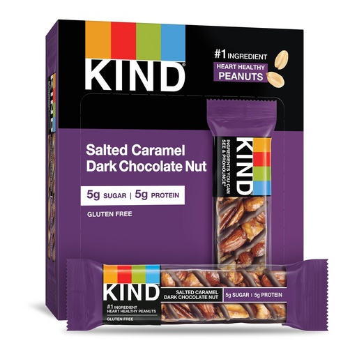 Kind Salted Caramel/Dark Choco Nut PK12