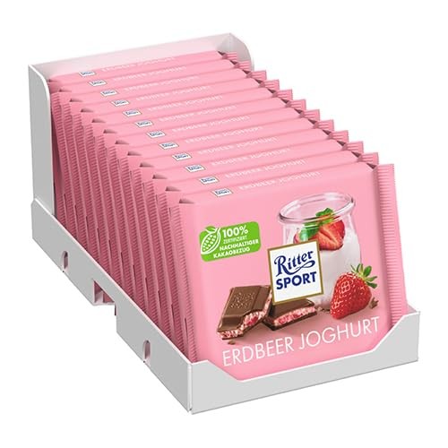 Ritter Sport Strawberry Yogurt 12CT