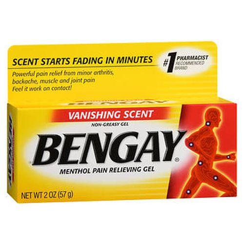 Bengay Vanishing Scent Gel 3CT 2 Oz