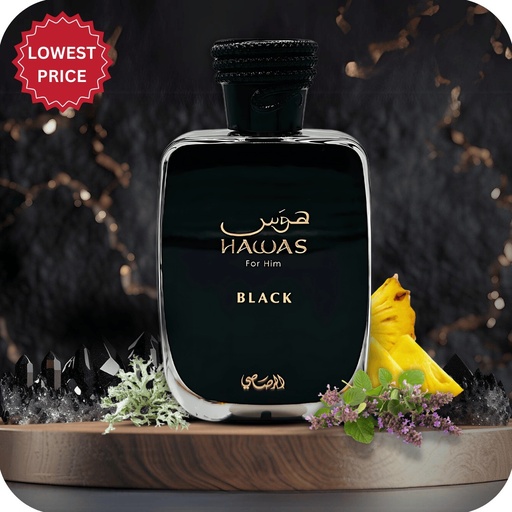 Rasasi Hawas Black MEN 100ML
