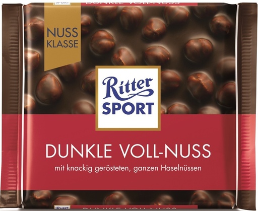 Ritter Sport Dark & Whole Hazelnuts 10CT