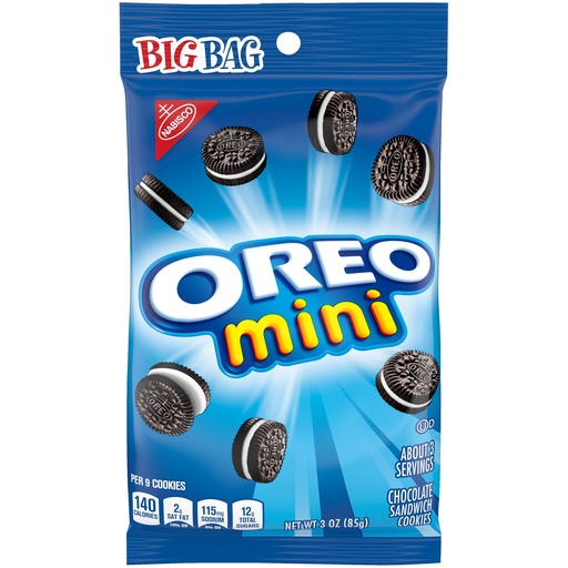 Oreo Mini Big Bag 3 Oz 12ct