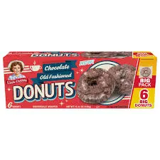 Old Fashioned Donuts Chocolate 6Pcs