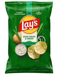 Lays Sour Cream & Onion 15CT 6.5OZ