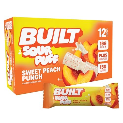 Built Puff Sour Sweet Peach 12CT