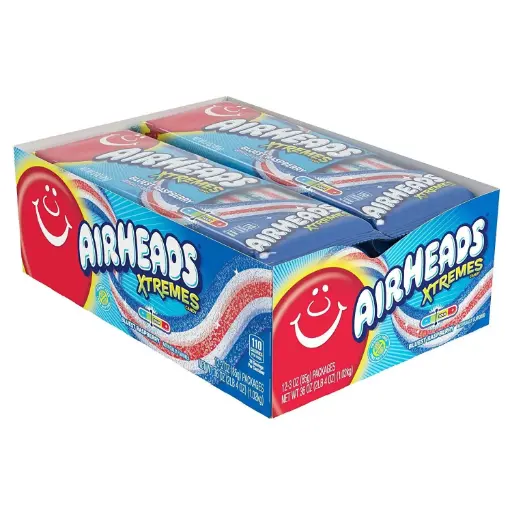 Airheads Xtreme Bluest Raspberry 12CT