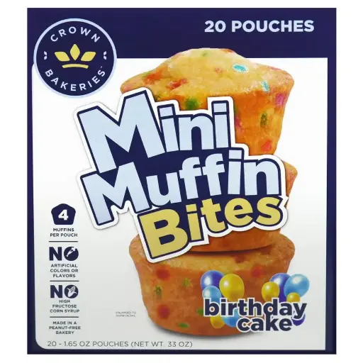  Crown Mini Muffin Birthday 20CT