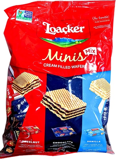 Loacker Minis Wafer Cookies Variety 80+CT