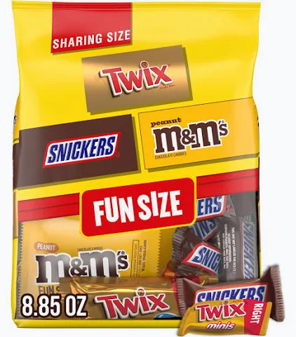 Mars Halloween Fun Size Bag 8.85Oz